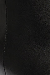 Schutz Mikki Low Black Side Zipper Pointed Toe Stiletto Mid Heel Ankle Boots