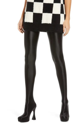 Jeffrey Campbell Pantalones Platform Pants Boot Black Stretch Fitted Boots
