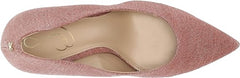 Sam Edelman Hazel Terracotta Rose Stiletto Heeled Pointed Toe Slip On Pumps