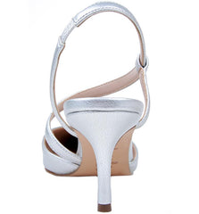 CHARLES BY Charles David Women's Alda Pump Silver Mettalic Pointed Pumps