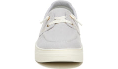 Dr. Scholl's Get Onboard Grey Rounded Toe Slip On Eyelet Detailed Oxfords
