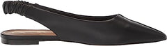 Sam Edelman Whitney Black Slip On Slingback Strap Pointed Toe Fashion Flat Shoes