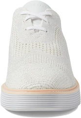 Cole Haan Original Grand Platform Stitchlite Optic White/Silver Knit Sneakers