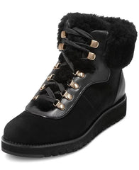 Cole Haan Zerogrand Explore Upstate Hiker Black/Faux Shearling/Water Proof Boots