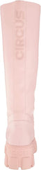 Circus by Sam Edelman Dollie Light Grey Rounded Toe Pull On Knee High Boots