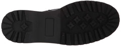 Steve Madden Bettyy Black Leather Lace Up Platform Combat Boot