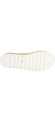 Steve Madden Defuse Clear Cork Open Toe Slip On Wedge Platform Wedge Sandals