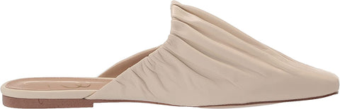 Sam Edelman Cecilia Modern Ivory Pointed Almond Toe Slip On Fashion Flat Mules