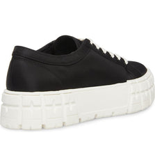 Steve Madden Rorey Black Lace Up Rounded Close Toe Platform Fashion Sneakers