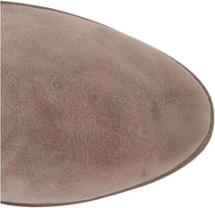 Dr. Scholl's Liberate Taupe Beige Almond Toe Stacked Block Heel Knee High Boots