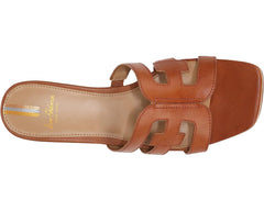 Sam Edelman Dev Saddle Cork Platform Slip On Block Heeled Open Toe Mules Sandals