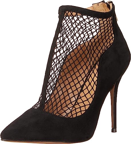 Jessica Simpson Wicasa Black Back Zipper Pointed Toe Stiletto Heel Ankle Boots