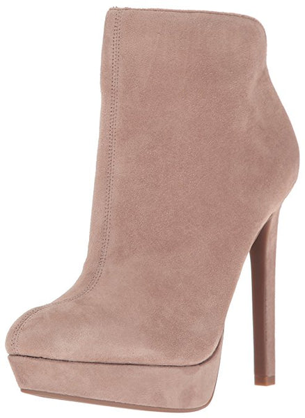 Jessica Simpson ZaMia Warm Taupe Platform Ankle Boots