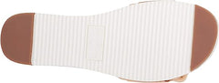 Sam Edelman Ariane Natural Sand Open Toe Wedge Platform Leather Slides Sandals