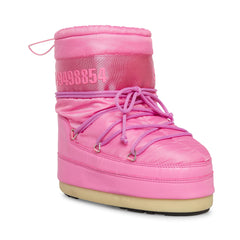 Steve Madden Mav Pink Fashion Pull On Fur Platform Ankle Weatherproof Snow Boots