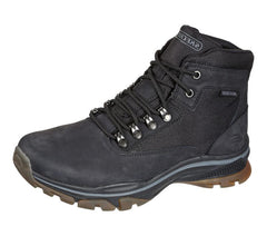 Skechers Ralcon Lorken Lace Up Rounded Toe Leather Combat Ankle Casual Boots