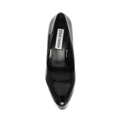 Steve Madden Brenna Black Pointed Closed Toe Slip On High Stiletto Platform Pump