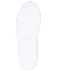 Sam Edelman Spence White Black Velcro Strap Round Toe Fashion Platform Sneakers