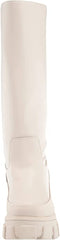 Circus by Sam Edelman Dollie Light Grey Rounded Toe Pull On Knee High Boots