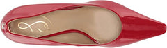 Sam Edelman Bianka Ruby Red Pointed Toe Kitten Heel Slip On Fashion Pumps