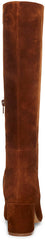 Steve Madden Forrest Brown Suede Pull On Classic Pointed Toe Knee High Boot