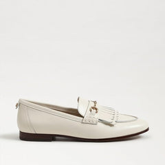Sam Edelman Lacy Modern Ivory Fashion Slip On Rounded Toe Dress Loafers