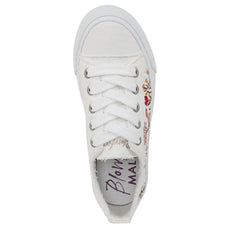 Blowfish Malibu Sadie-Sun White Canvas Fashion Lace Up Platform Sneakers 9