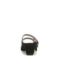 Sam Edelman Mckenna Black Suede Elegant Square Toe Womens Slip On Mules Shoes
