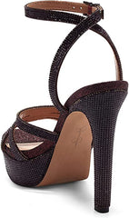 Jessica Simpson Balina Rhinestone Platform Dress High Heel Ankle Strap Sandals