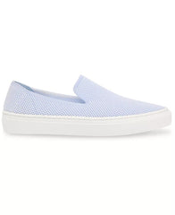 Steven By Steve Madden Blue Multi Knit Slip On Loafer Tennis Sneakers