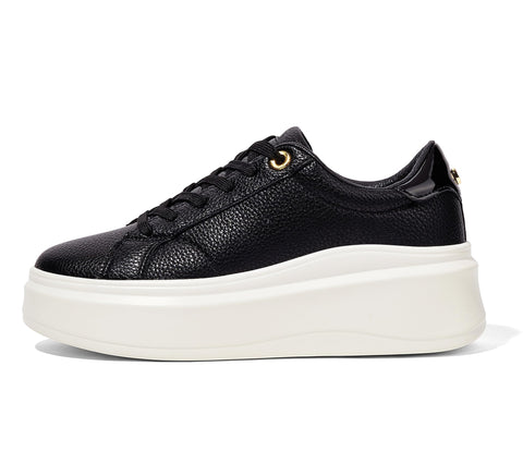 LUCKY STEP Women's Platform Fashion Classic Tennis Shoes Low Top Walking Shoes 8.5