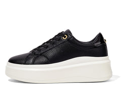 LUCKY STEP Women's Platform Fashion Classic Tennis Shoes Low Top Walking Shoes 8.5