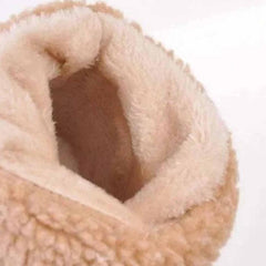 CLOUDEMO Winter Chunky Heel Round Toe Snow Seniors' Chunky Heel Winter Boots 6.5