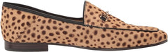 Sam Edelman Loraine Tan Multi Classic Chain Detailed Slip On Vamp Flat Loafers