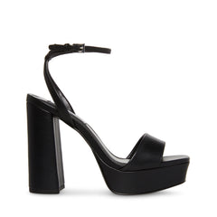 Steve Madden Lessa Platform Sandals Women Block Heel Ankle Strap Open Toe Pumps