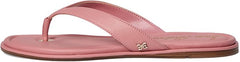 Sam Edelman Remi Pink Lily Open Toe Thonk Flat Slides Beach Flip Flops Sandals