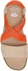 Dr. Scholl's Islander Sand Open Toe Slingback Slip On Strappy Flat Sandals