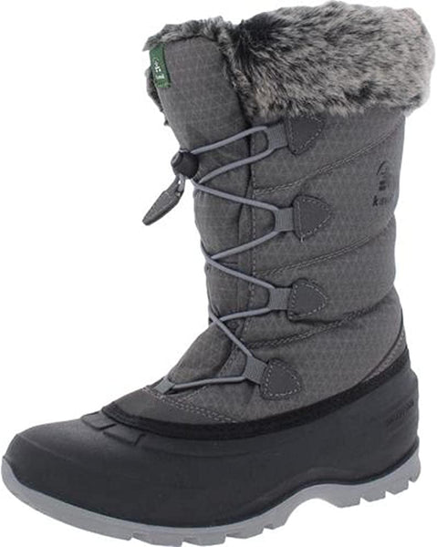 Kamik Women's MOMENTUM2 Snow Boot, Charcoal, (6, charcoal)