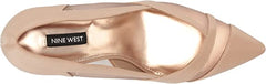 Nine West Evani Barely Nude Stiletto Heel Slip On Pointed Toe Mesh Fashion Pumps