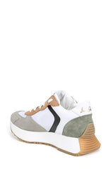 Sam Edelman Jenny Cuoio Multi Lace Up Mesh Low Top Breathable Athletic Sneakers