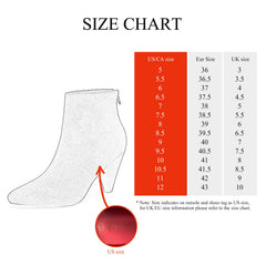 DREAM PAIRS Pointed Toe Ankle Boots High Heel Booties Fashion Zipper Dress Boots