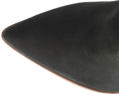Jessica Simpson Havrie Black Nubuck Wedge Knee High Pointed Toe Western Boots