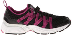RYKA Women's Hydro Sport Shoe, Black/Berry/Chrome Silver