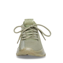 Steve Madden Maxima Green/Multi Lace Up Boyfriend Chunky Platform Sneakers