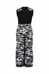 Arctix Kids Limitless Fleece Top Bib Overalls, White Multi Camo