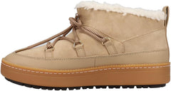 Cole Haan Cloudfeel Waterproof Birch Suede Rounded Toe Lace Up Ankle Snow Boots
