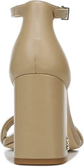 Sam Edelman Daniella Peach Ankle Strap Block Heeled Sandals Wide