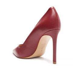 Schutz Lou Garnet Slip On Pointed Toe Slimmed-Down Stiletto Heeled Pumps