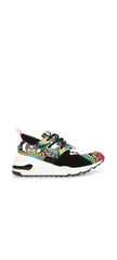 Steve Madden Cliff Snake Multi Round-Toe Lace Up Platform Fashion Sneakers