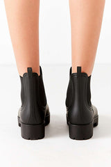 Jeffrey Campbell Cloudy Black Matte Chelsie Platform Waterproof Snow Rain Boots